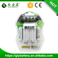 Geilienergy C-809 AA 1200mah Baterías AAA Mini cargadores con LED